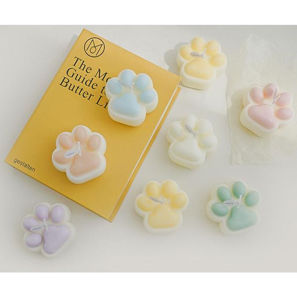 

candles handmade creative cat's candle po props ornaments soy wax small scented relaxing