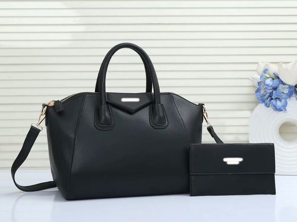

fashion women handbags and wallet collection bag plain pattern shoulder bags cross body large boston leather totes