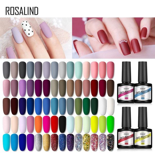 

nail polish rosalind waterproof gel art salon 70 color base coat soak off uv varnish
