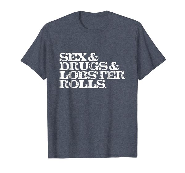 

drugs lobster rolls shirt maine seafood sandwich, White;black