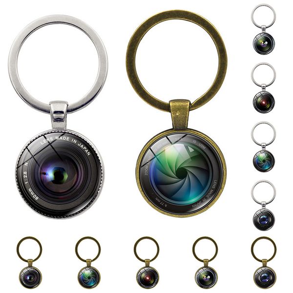 New Key Ring Popular Keychain Camera Pingente com SLR Lens Fotógrafo SLR Entusiasta Keychain Personalidade Jóias Amigos Presente