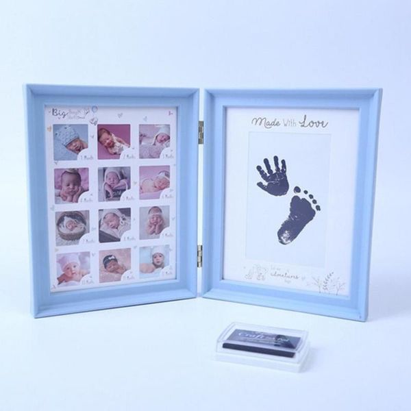 

frames infant baby handprint footprint first year picture diy family memory po frame