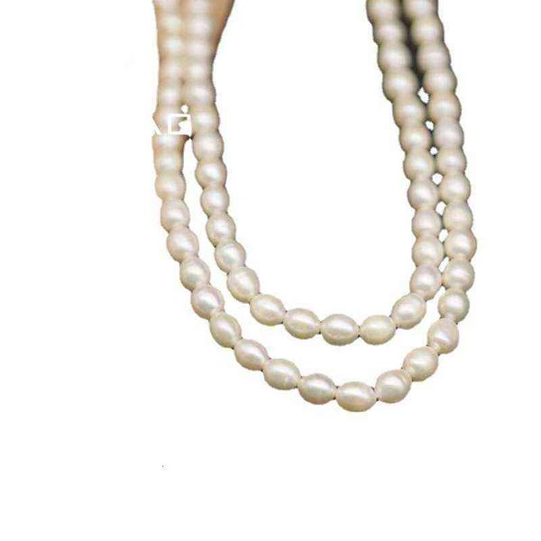 

natural pearl sweater chain women's long style high sense small fragrance necklace autumn and winter design jewelry, Silver