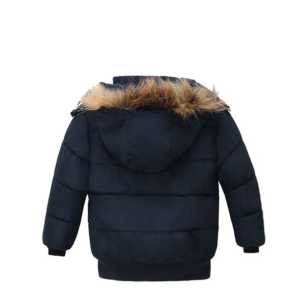 

winter boys coats children outerwear fashion baby boys jackets hooded cotton long sleeve coat for kids jacket 2 3 4 5 year, Blue;gray