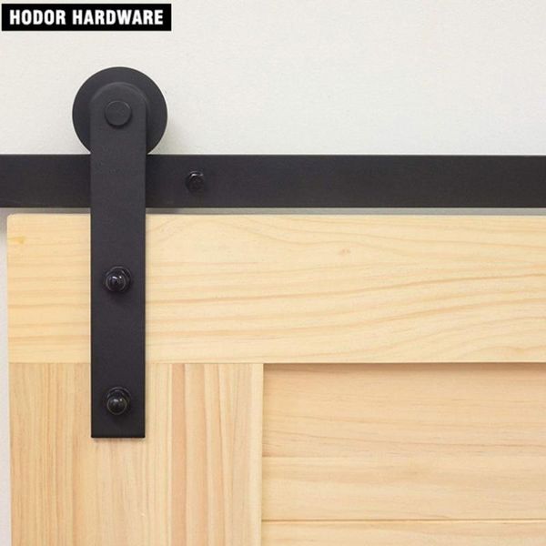 

pcs mounted home with screws closet sliding barn kitchen roller rail door hardware durable bathroom steel track other