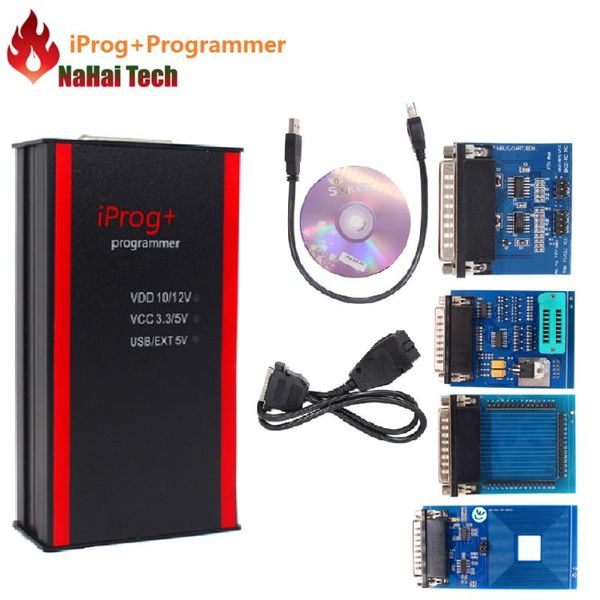 

diagnostic tools est iprog+ pro programmer support immo + mileage correction airbag reset replace carprog/digiprog/tango iprog