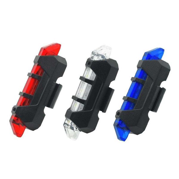 

bike lights fast delivery rechargeable usb led tail light taillight mtb safety warning bicycle front rear flash lamp