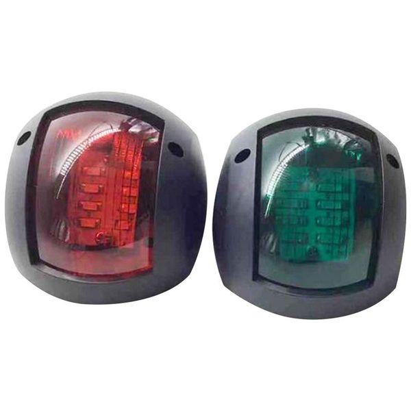 

rafts/inflatable boats boat navigation lights 12v marine yacht led bow side pontoons sailing signal one pair