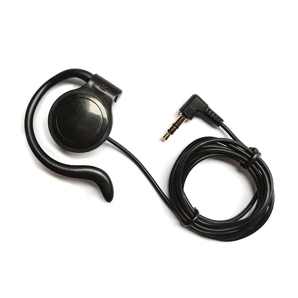 Ohrhörer mit 3,5-mm-Stecker. Hochwertiger Kopfhörer. Ohrbügel, Ohrclip, Einzelohr-Headset, Tourguide, Museumskonferenz, Simultandolmetschen