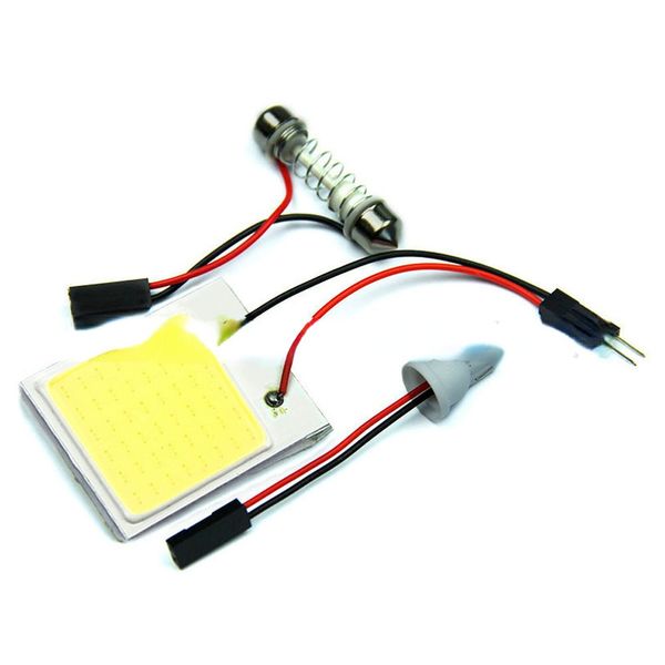 

interior light super bright led car room reading with t10 double tip ba9s accessories cob 48 roof(the logistics price pls contact us)