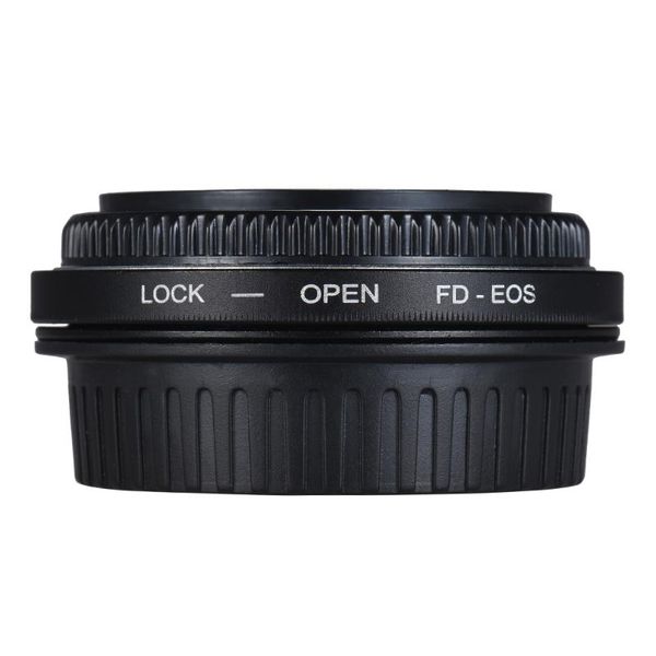 

lens adapters & mounts fd-eos mount adapter camera ring w/ optical glass focus infinity fd to eos ef body for series