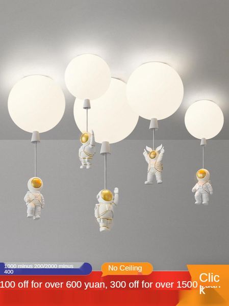 

children's room lamp ins girl heart bedroom light creative balloon boys and girls nordic chandelier wallpapers