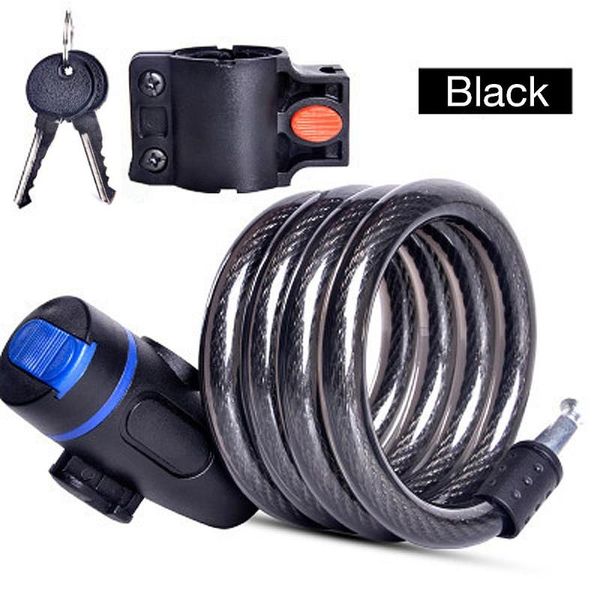 

bike locks 2021 1.2m steel cable lock bicycle road mountain anti-theft security