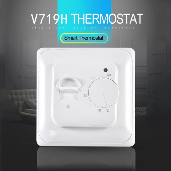 

smart home control heat electric floor heating manual room thermostat warm cable 220v 16a temperature controller v719h16a