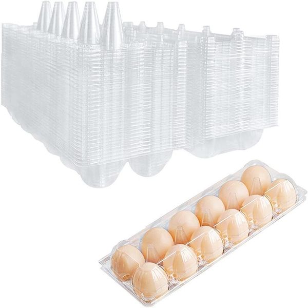 

storage bottles & jars lber plastic egg cartons, clear holder storage, reusable trays for family pasture chicken farm container