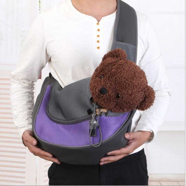 

breathable pet puppy dog carrier outdoor travel handbag mesh oxford single shoulder bag sling comfort tote car seat covers