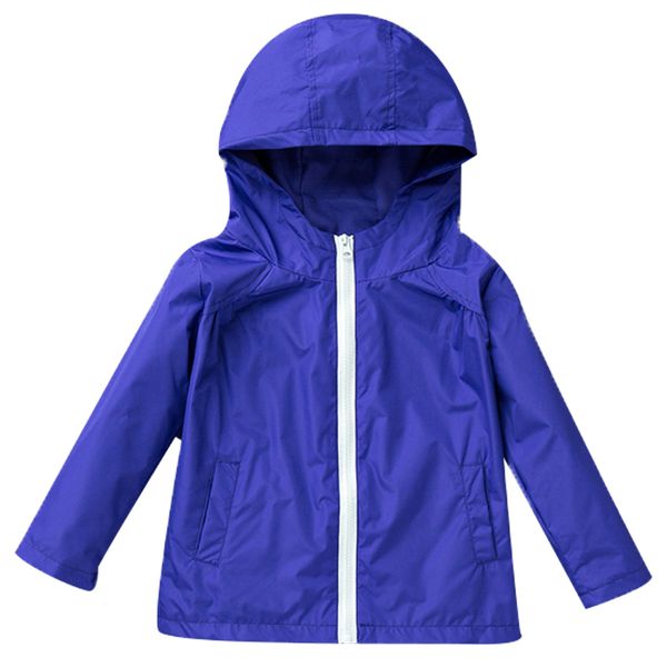 

autumn girls jacket children coat kids windbreaker raincoat spring zipper hooded girls coats fashion jackets for girls outerwear, Blue;gray