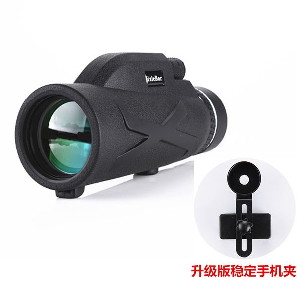 

80x100 mobile phone clip single telescope high-power hd low light level night vision pgraphy outdoor telescope