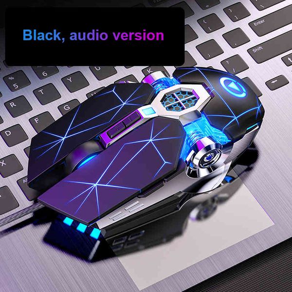 USB-Gaming-Maus mit Kabel, 7 Tasten, leise Mäuse mit LED-Hintergrundbeleuchtung, bequem, schön, cool, für PC, Laptop, Computer-Peripheriegeräte