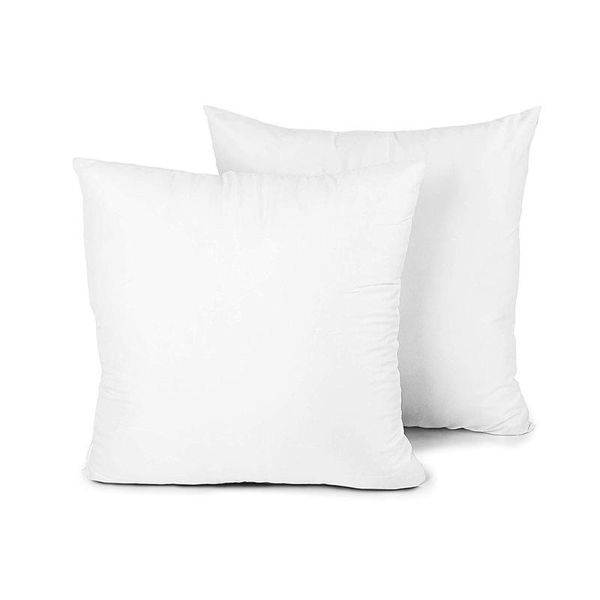 

pillow 2-piece hypoallergenic down substitute polyester square core 41x41cm