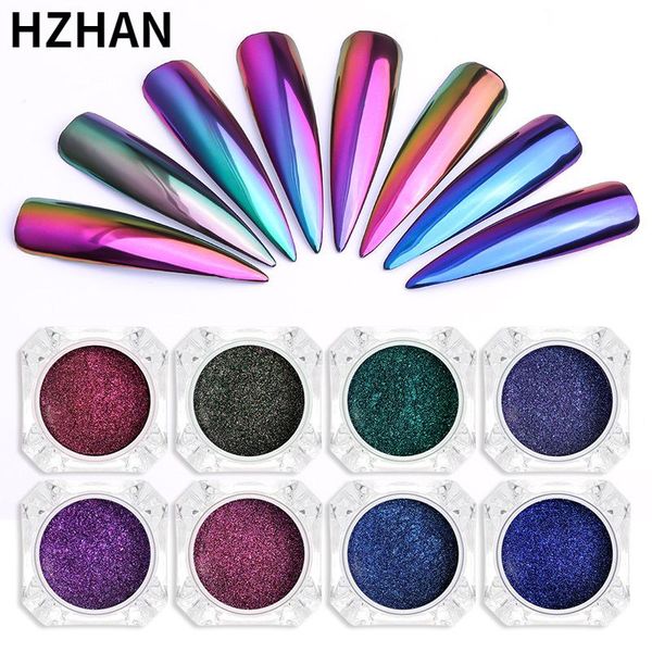 

nail powder supplies art chrome discoloration color acrylic glitter dipping accessories, Silver;gold
