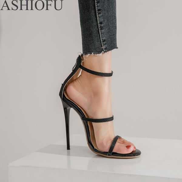 

women high heel sandals party prom summer shoes stiletto fashion daily wear club evening, Black