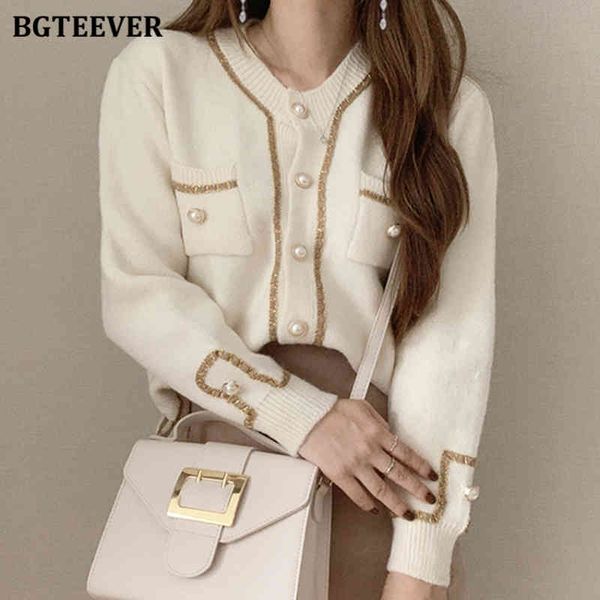 

sweaters chic elegant women single-breasted knitted cardigans o-neck warm female open stitch sweaters winter knitwear femme me6p, White;black