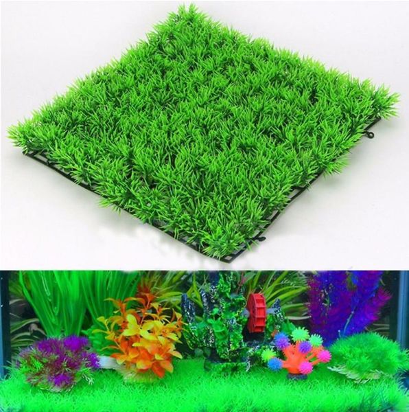 

decorations eco-friendly aquarium ornaments artificial water plastic green grass plant lawn aquatic fish tank decor