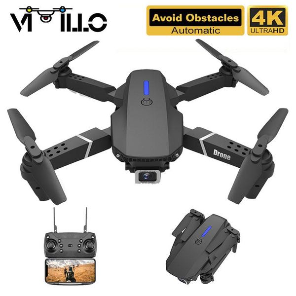 

new e525 pro drone 4k hd professional with camera wifi fpv three-sided obstacle avoidance rc quadcopter dron toys gifts pk e525s