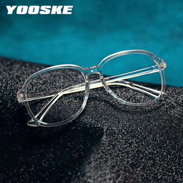 

fashion sunglasses frames yooske vintage jelly colored glasses women transparent frame optical computer gaming eyewear ladies yellow spectac, Black