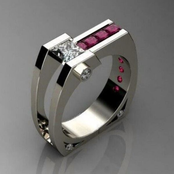 

mens and womens ring accessories fashion inlaid with zircon, Golden;silver