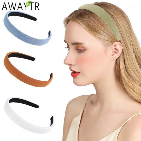 

women hairband elastic headbands for solid color hair hoop bands holder bezel girls accessories headdress1