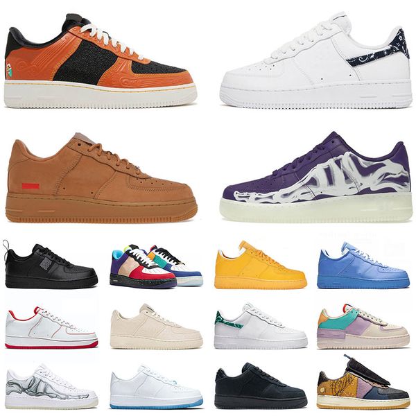 

designer mens womens skeleton purple basketball shoes mca 1 one low cactus jack triple black wheat university gold what the sports sneakers
