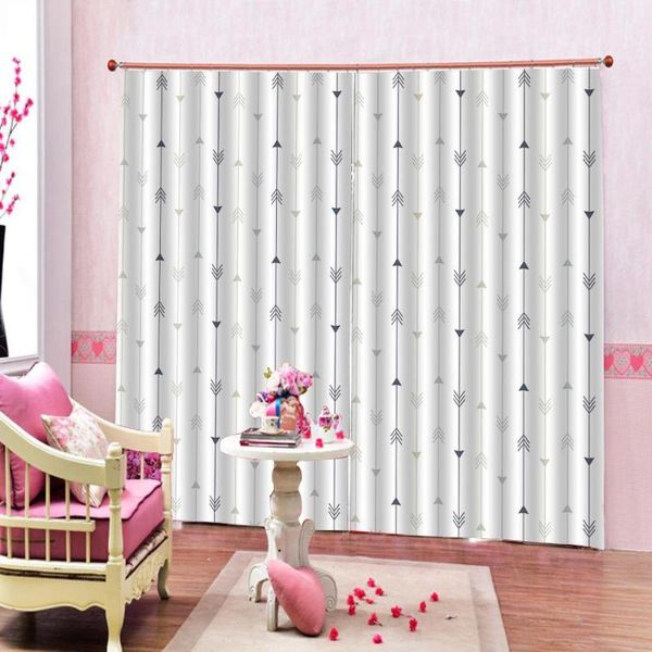 

curtain & drapes custom tribal cartoon colorful arrow room curtains large window bedroom fabric kids treatment