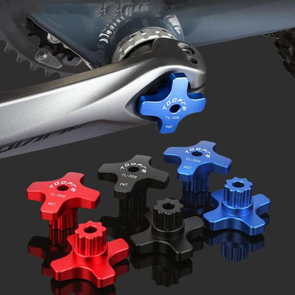

tools mountain bicycle crankset removal wrench aluminum alloy road bike crank cover chainwheel installation cycling