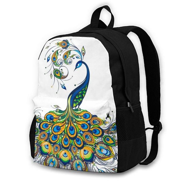 

backpack fantasy peacock shoulder bag casual women teenage girl school bagpack