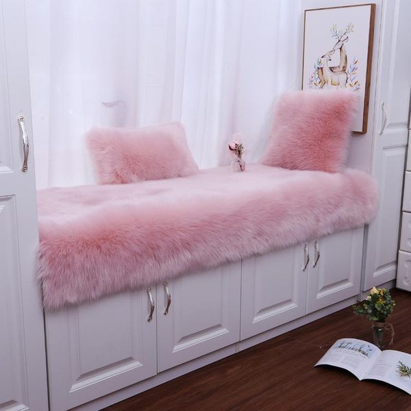 

carpets solid plush fabric rugs and for home decor living room artificial wool sheepskin bedside mat area long hairy rug