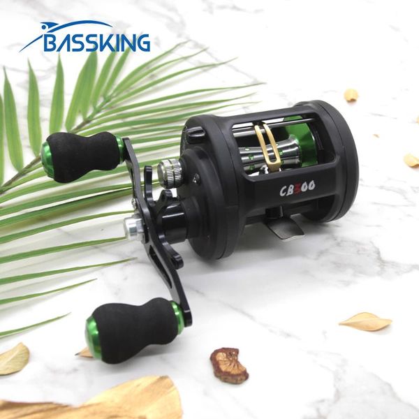 

bassking drum fishing reel 10+1bb 6.2:1/6.3:1 right hand cb100 cb300 quality bait casting lure molinete pesca baitcasting reels