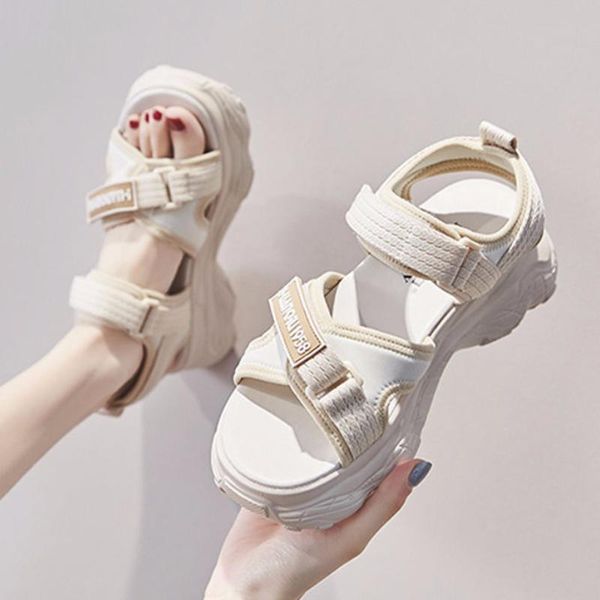 

sandals chunky shoes casual comfortable women summer fashion women's, Black