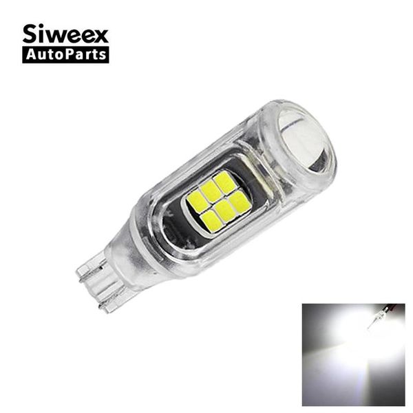 

pcs t15 w16w 16 smd 2835 auto car led bulbs non-polar backup reverse brake light canbus no error white lamp 12v dc emergency lights