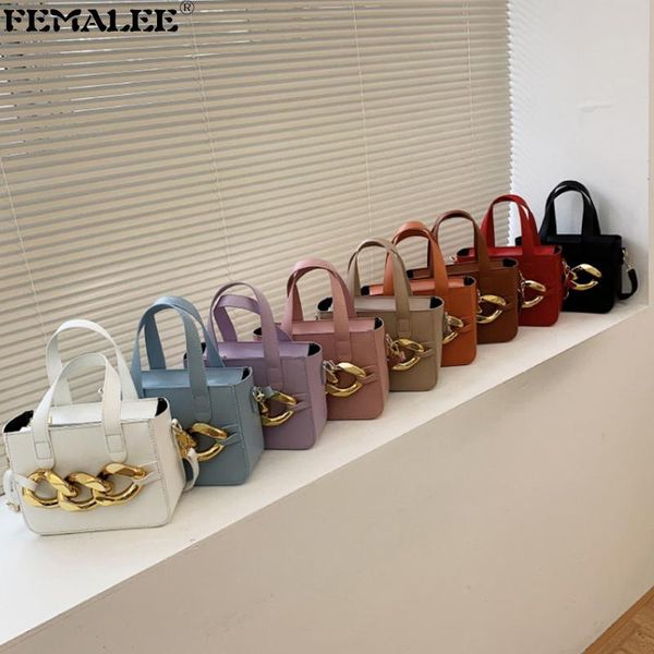 

shoulder bags 2021 women elegant thick chains handbags causal leisure fashion female flap tote purses summer lady messenger bolsas