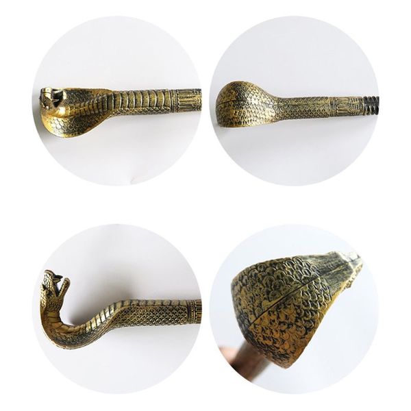 

40jc funny halloween snake skull scepter toy carved pharaoh magical wands stick cosplay props kids toys