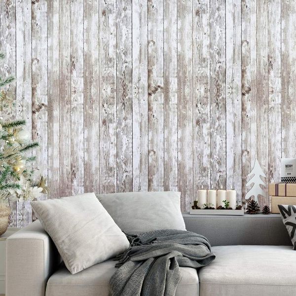 

wallpapers self adhesive wood removable peel and stick wallpaper decor wall covering vintage panel interior film