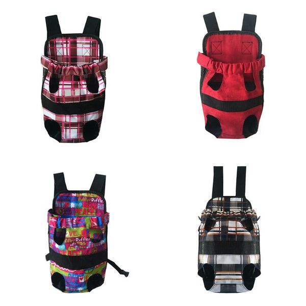 

portable canvas adjustable pet dog front backpack outdoor carrier travel tote s-l size car seat covers