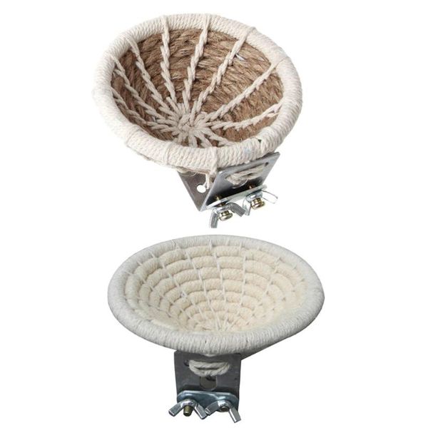 

bird cages 2pcs weave nest breeding hatching parrot cage hut