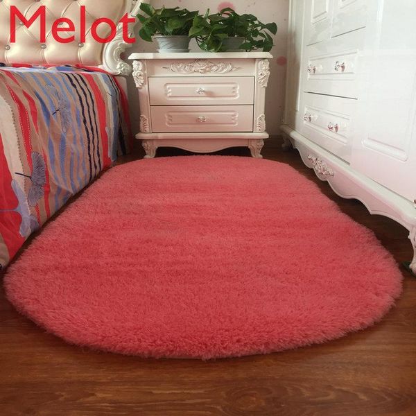 

cute oval carpet floor mat home living room coffee table bedroom bedside blanket before bed customized carpets