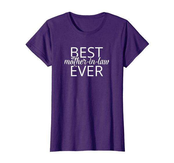

womens mother in law ever shirt gift from bride or groom, White;black