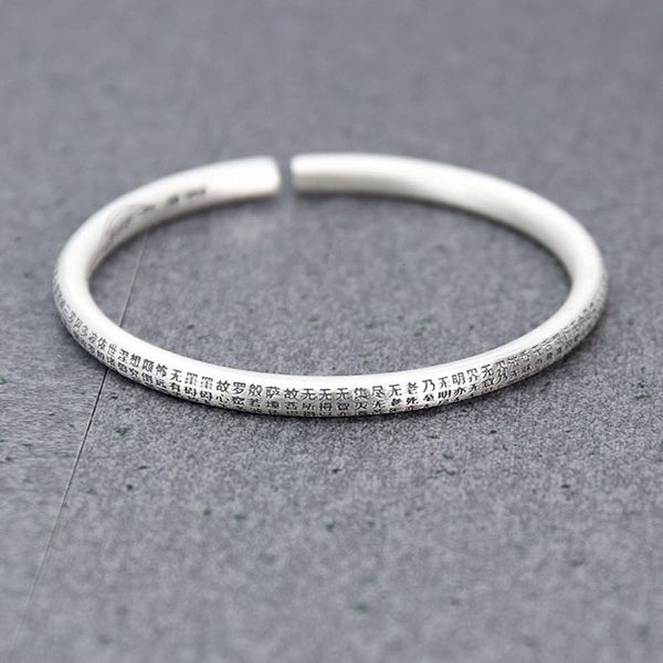 

cocoa cloud, s999.9, pure bracelet, ancient hand, tiktok, silver bracelet., Black