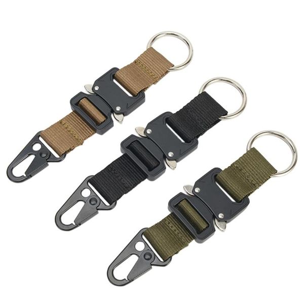 

cords, slings and webbing e5bd outdoor climbing hook belt nylon hanging buckle carabiner zinc alloy keychain hardware
