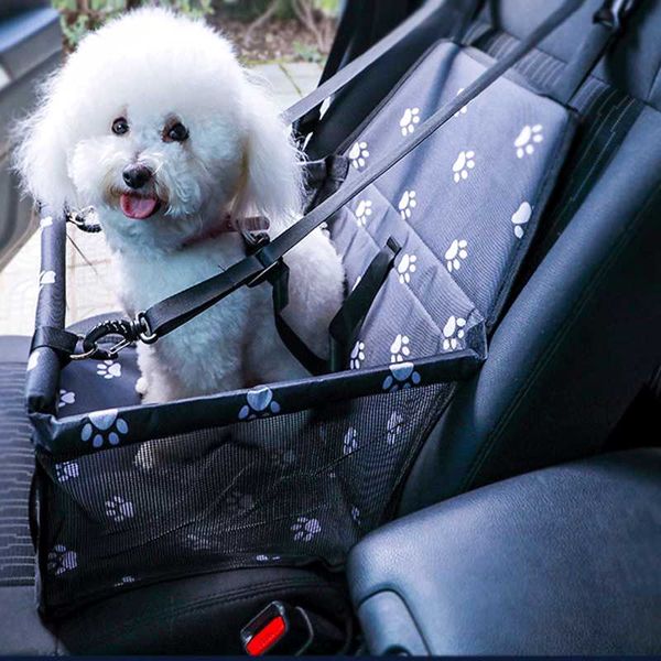 

car organizer thick travel dog cat seat pet carrier safety mesh hanging bags folding hammock waterproof mat blanket